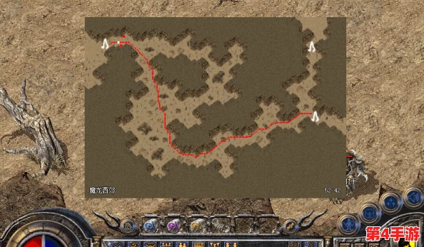 探秘热血传奇：揭秘通往魔龙城的隐秘路径与实战策略指南