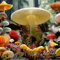紫黑色蘑菇头顶开花缝,科学家发现其独特生长机制引发生态研究热潮 紫黑色蘑菇头顶开花缝,科学家发现其独特生长机制引发生态研究热潮