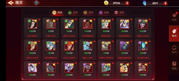 命运圣契：全魔灵实力排行揭秘，探索至高无上的契约之力与神秘生物
