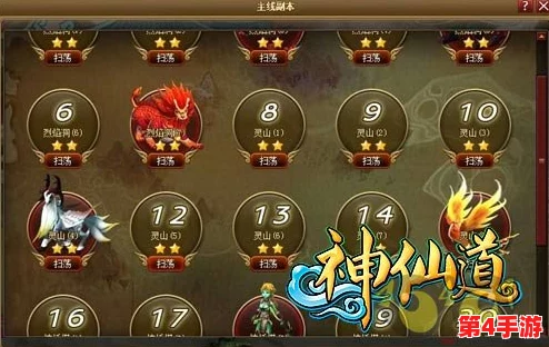 《神仙道》游戏中，玩家需达到几级才能解锁桃子副本第六层挑战？